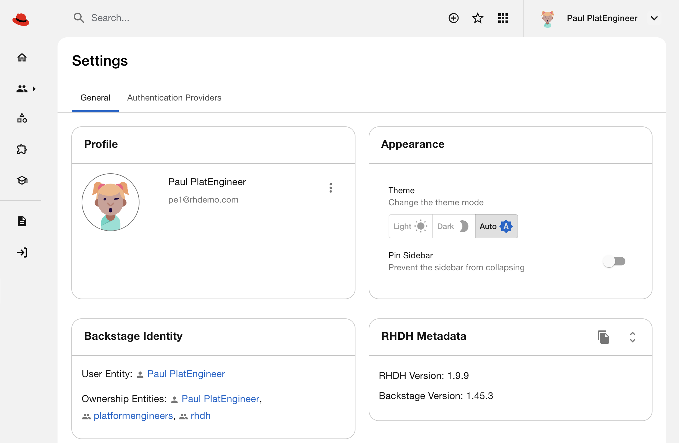 User Profile data is imported from Keycloak