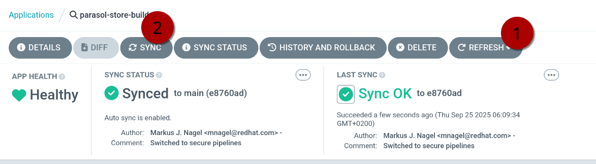 build manifest sync