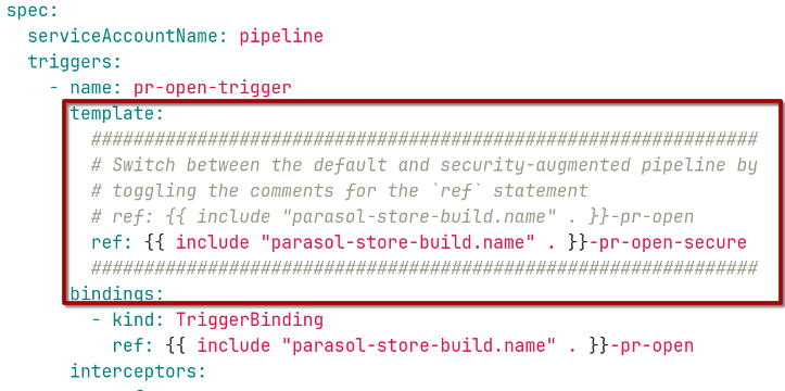 pr open trigger