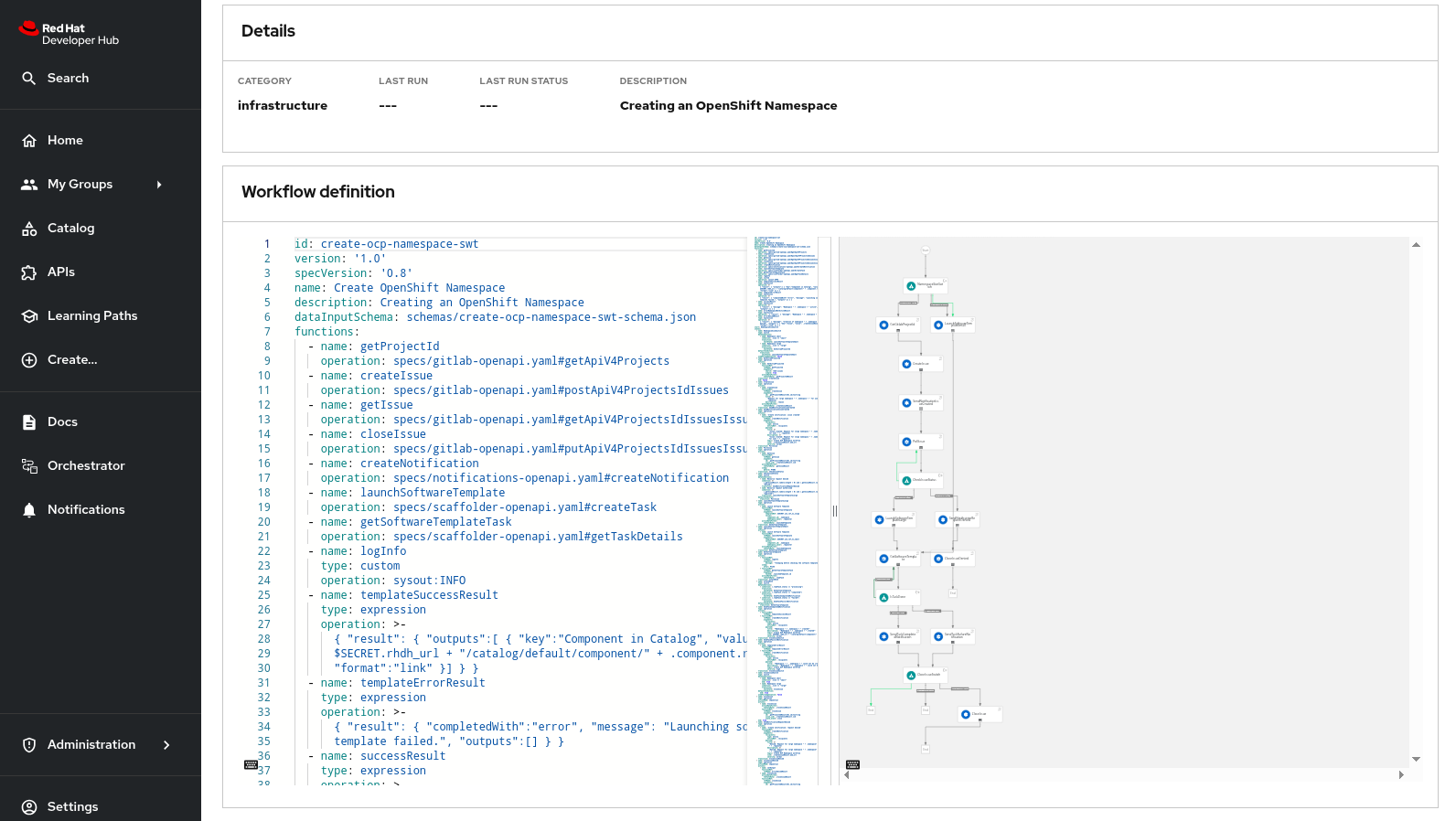 orchestrator workflow overview